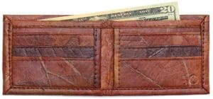 Leaf Leather Bifold Wallet