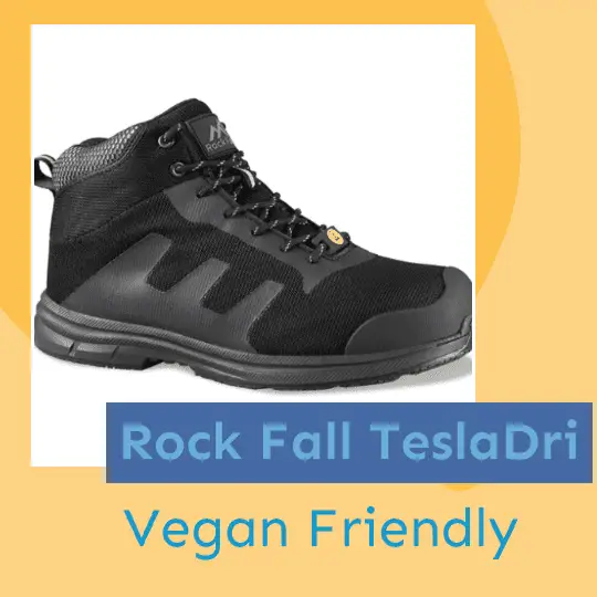 Rock Fall TeslaDri RF120 Vegan-Friendly Black S3 ESD Composite Toe Safety Boots