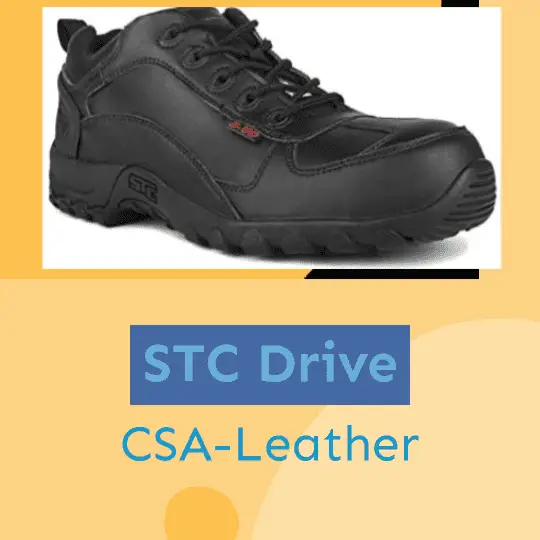 STC Drive Work Shoe (CSA), Black, Size 13W