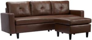 Esright Sectional Sofa Couch- best vegan sofa_