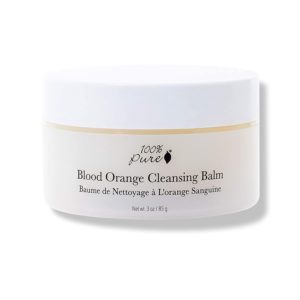 100% PURE Blood Orange Cleansing Balm, Daily Makeup Remover