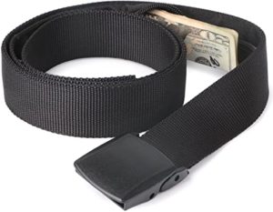 JASGOOD Hidden silver belt - Vegan Money Belt