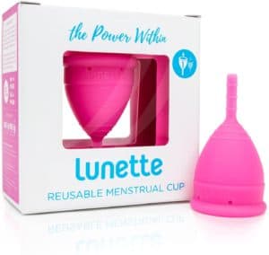 Lunette Menstrual Cup - best vegan tampons