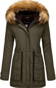 YXP Parka fur hood -best vegan women coat