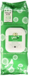 Yes to Cucumbers Hypoallergenic Face Wipes - Vegan Skin Care