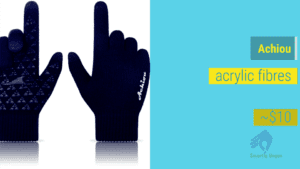 Achiou Winter Knit Gloves Touchscreen Warm Thermal