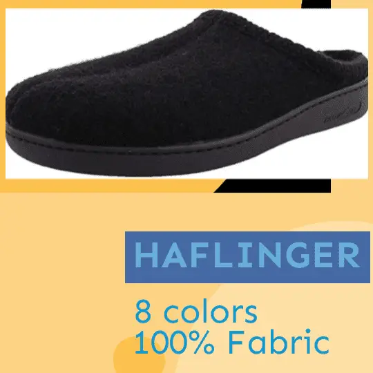 HAFLINGER Unisex AT Wool Hard Sole Slippers