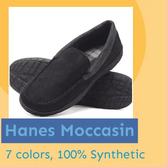 Hanes Men's Moccasin Slipper House Shoes