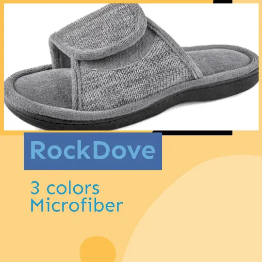 RockDove Men’s Memory Foam Slide Slipper
