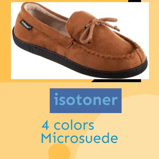isotoner Whipstich Memory Foam Moccasin